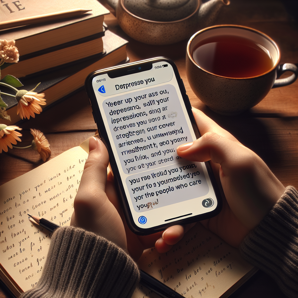 Depresyondaki Bir Arkadaş Mesajla Nasıl Teselli Edilir 1 Depresyondaki Bir Arkadaş Mesajla Nasıl Teselli Edilir