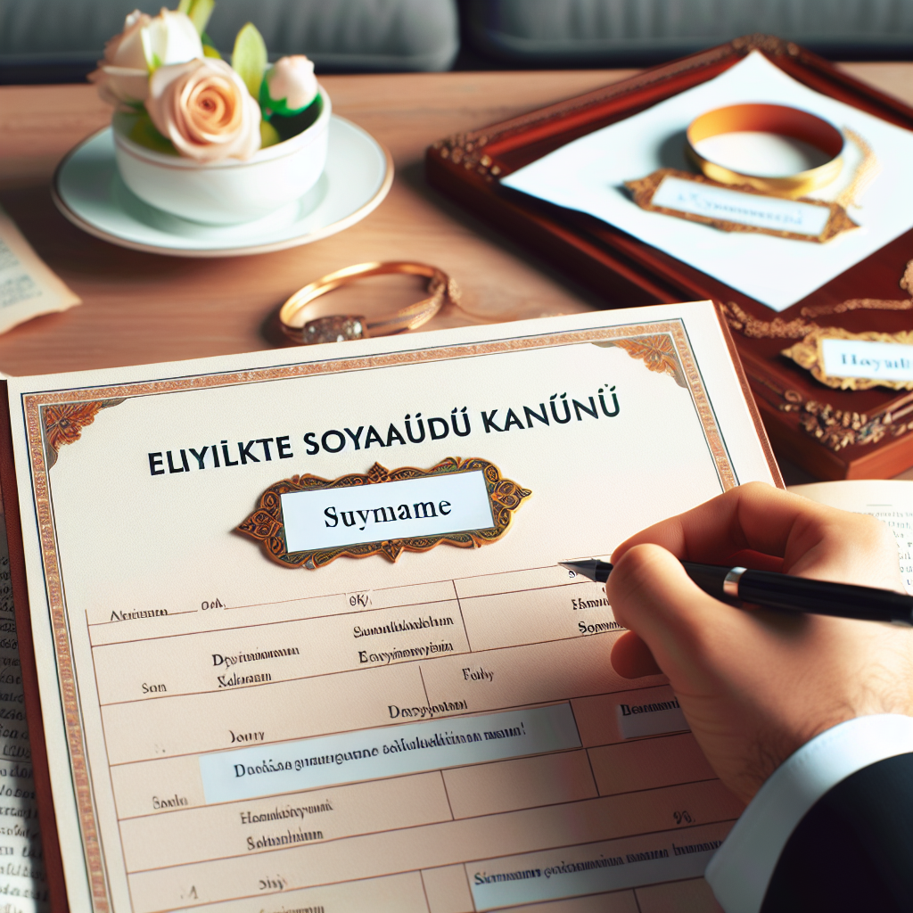 Evlilikte Soyadı Kanunu 1 Evlilikte Soyadı Kanunu